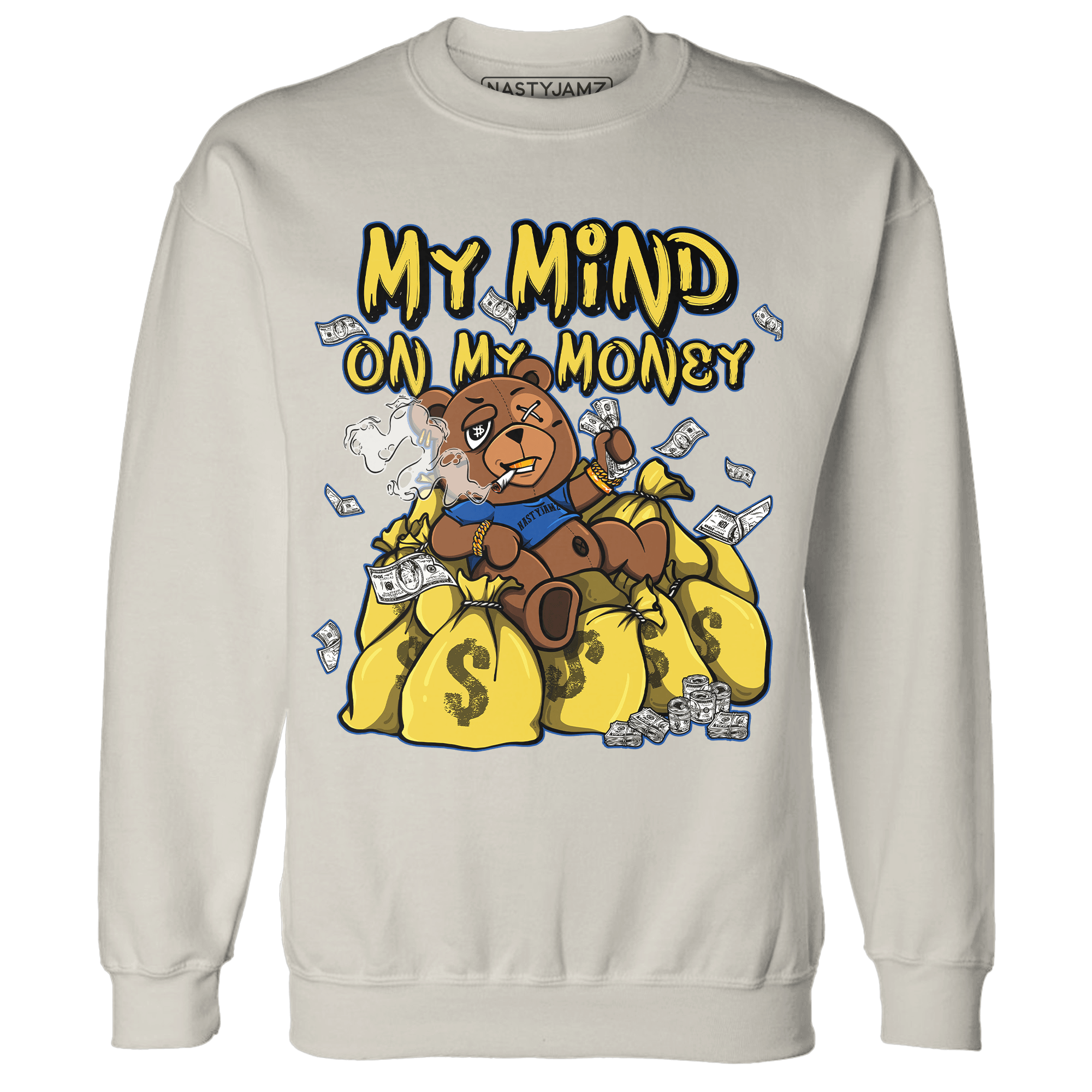 Low OG Canary TVSC 1s Sweatshirt Match My Mind On My Money BER - NastyJamz