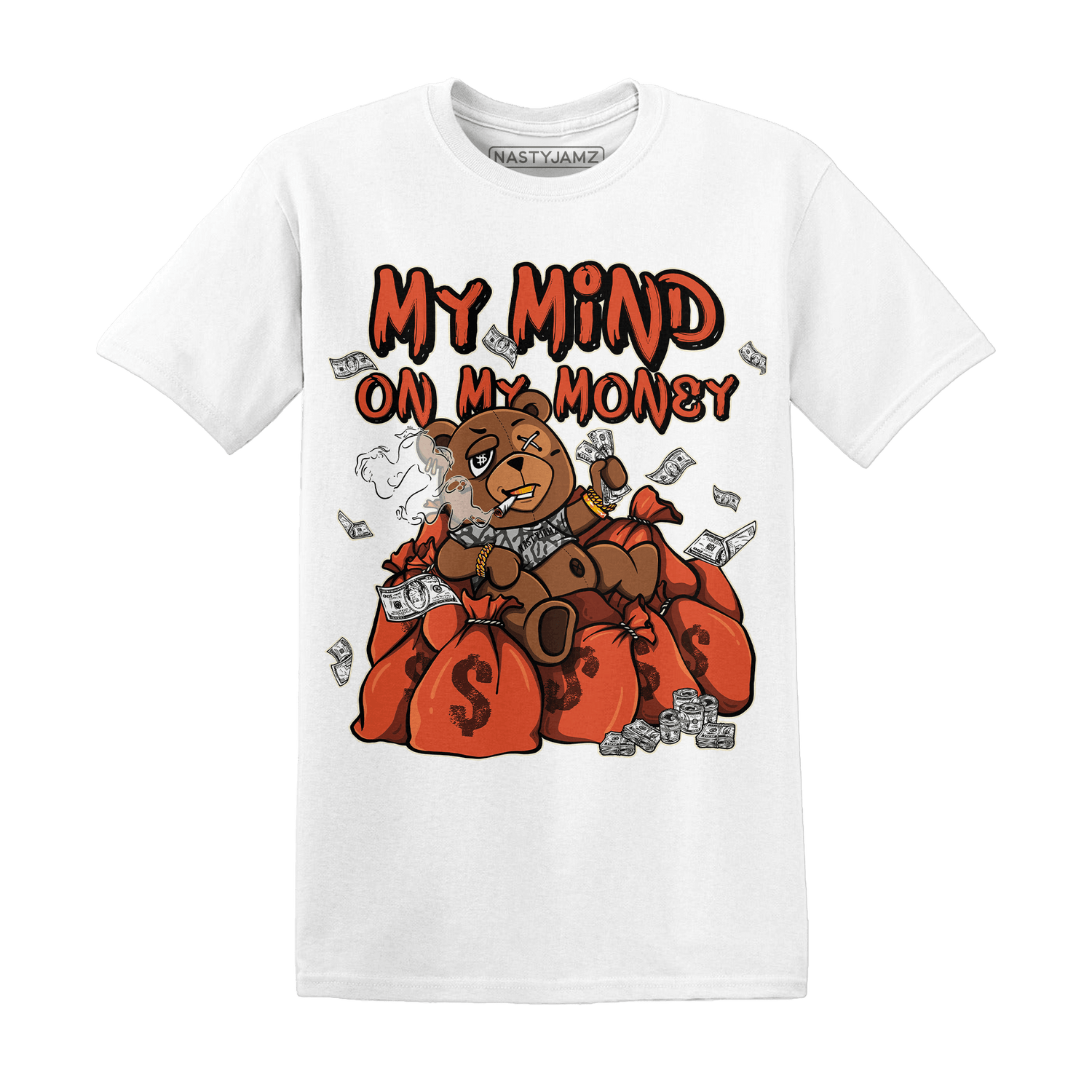 Georgia Peach 3s T Shirt Match My Mind On My Money BER - NastyJamz