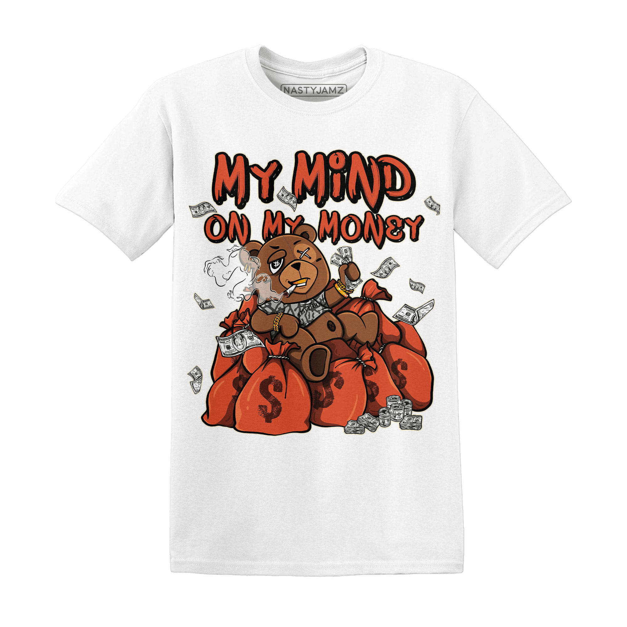 Georgia Peach 3s T Shirt Match My Mind On My Money BER - NastyJamz