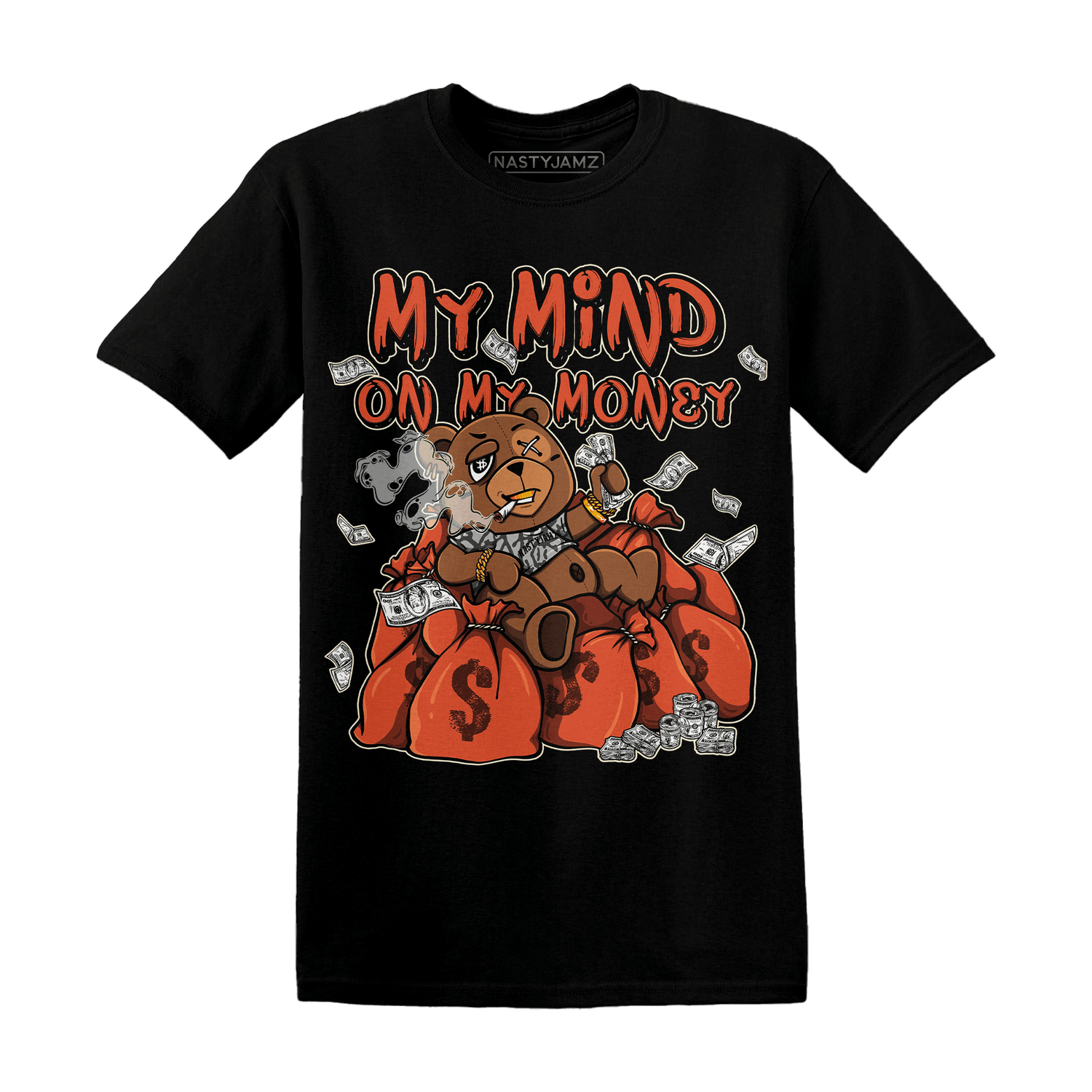 Georgia Peach 3s T Shirt Match My Mind On My Money BER - NastyJamz