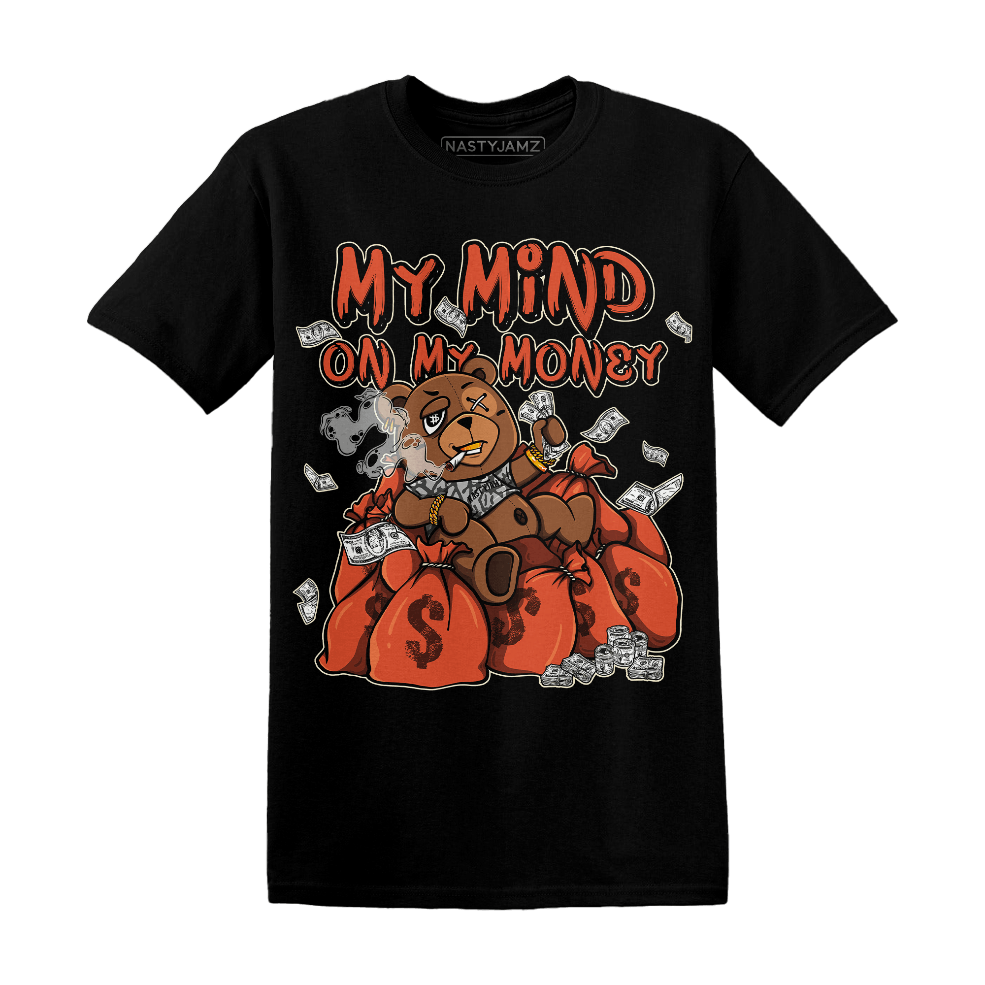 Georgia Peach 3s T Shirt Match My Mind On My Money BER - NastyJamz