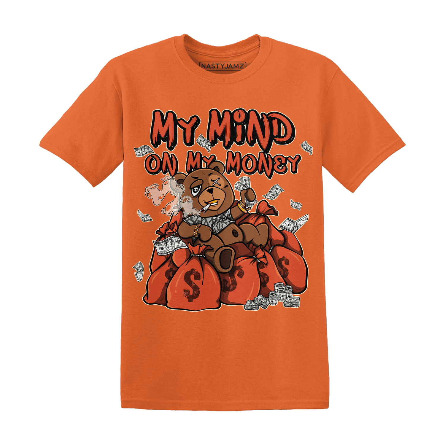 Georgia Peach 3s T Shirt Match My Mind On My Money BER - NastyJamz