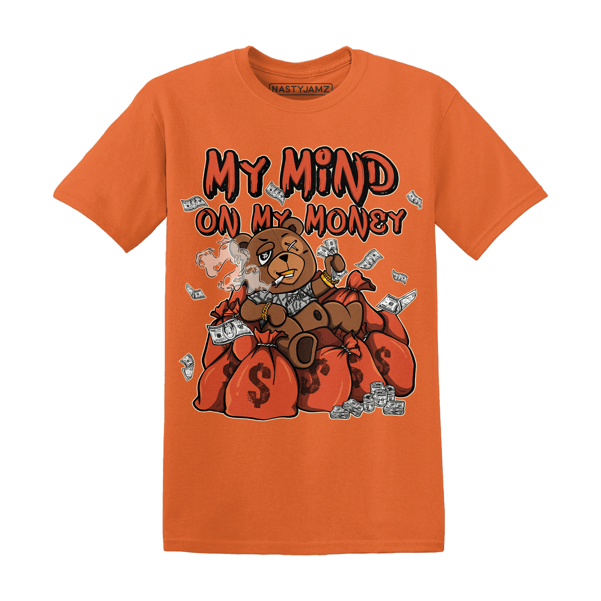 Georgia Peach 3s T Shirt Match My Mind On My Money BER - NastyJamz