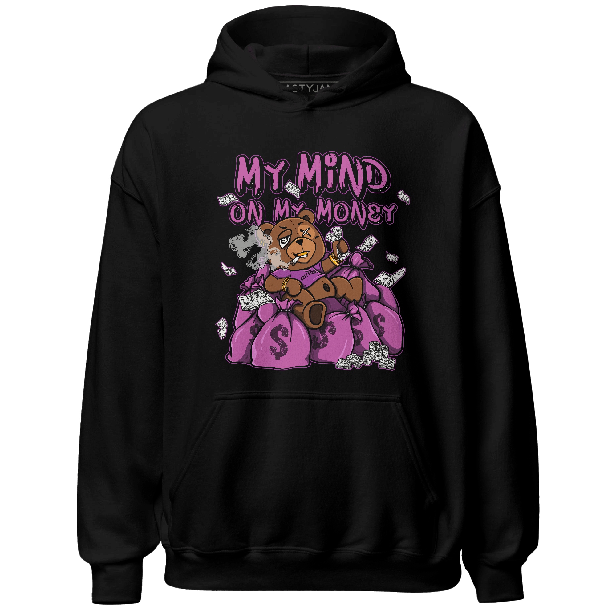 GS Hyper Violet 4s Hoodie Match My Mind On My Money BER - NastyJamz