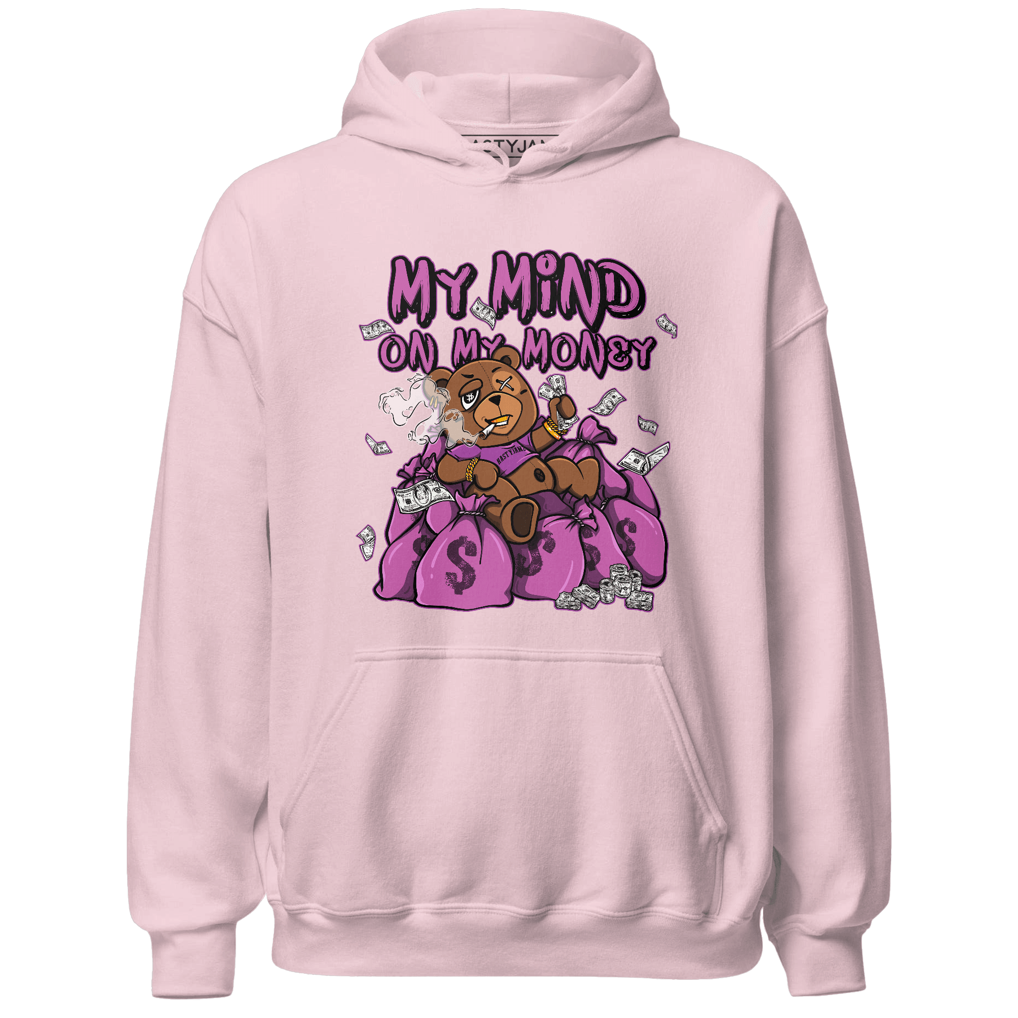 GS Hyper Violet 4s Hoodie Match My Mind On My Money BER - NastyJamz