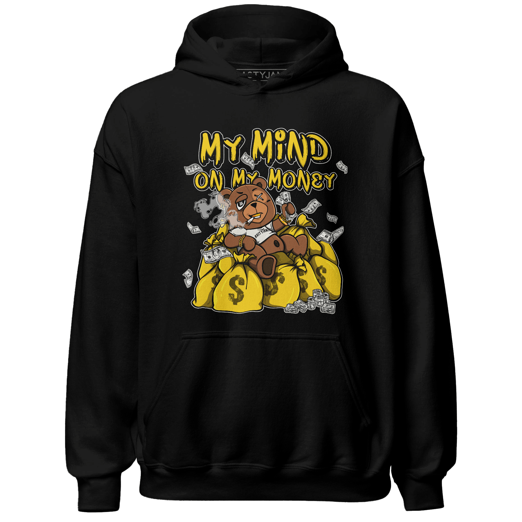 Vivid Sulfur 4s Hoodie Match My Mind On My Money BER - NastyJamz