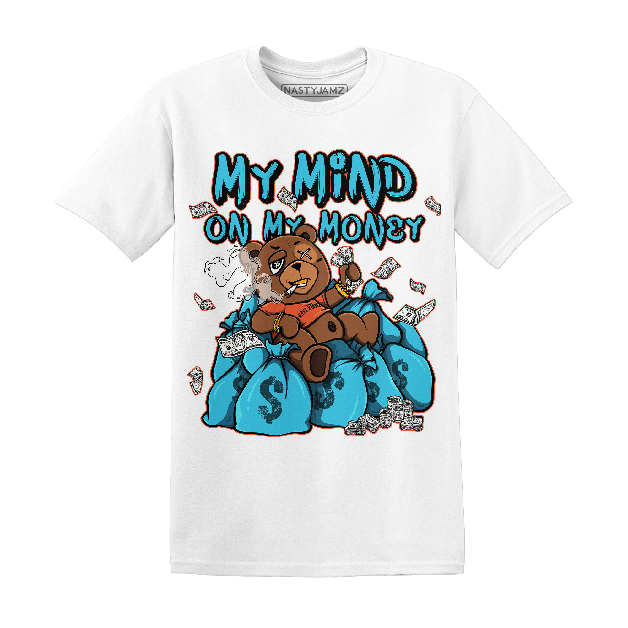 Dunk Low Dolphins T Shirt Match My Mind On My Money BER - NastyJamz