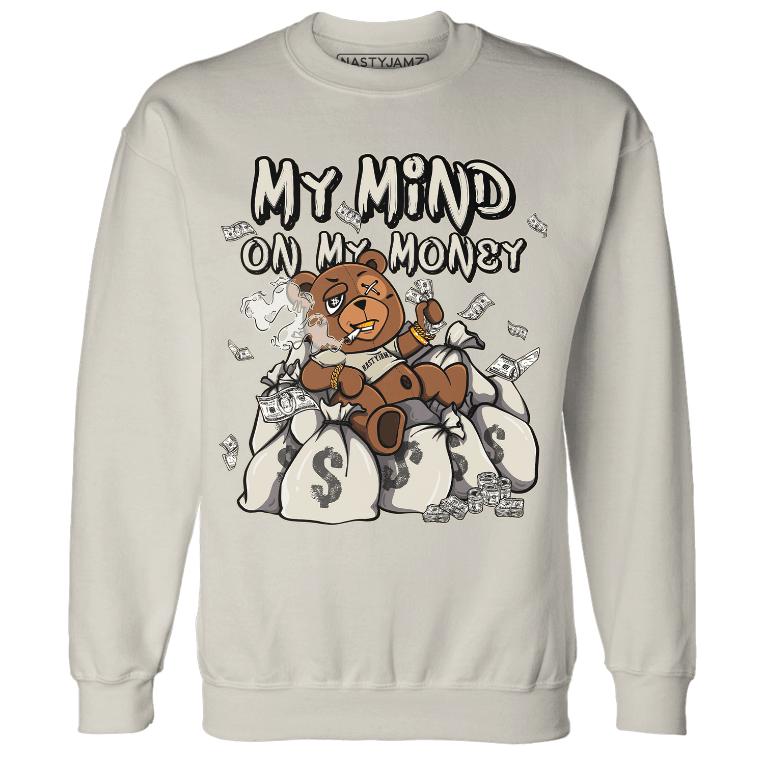 Gratitude 11s Sweatshirt Match My Mind On My Money BER - NastyJamz