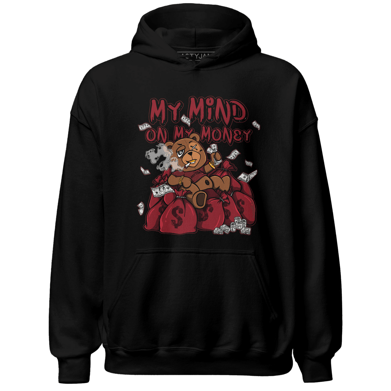 Cherry 12s Hoodie Match My Mind On My Money BER - NastyJamz