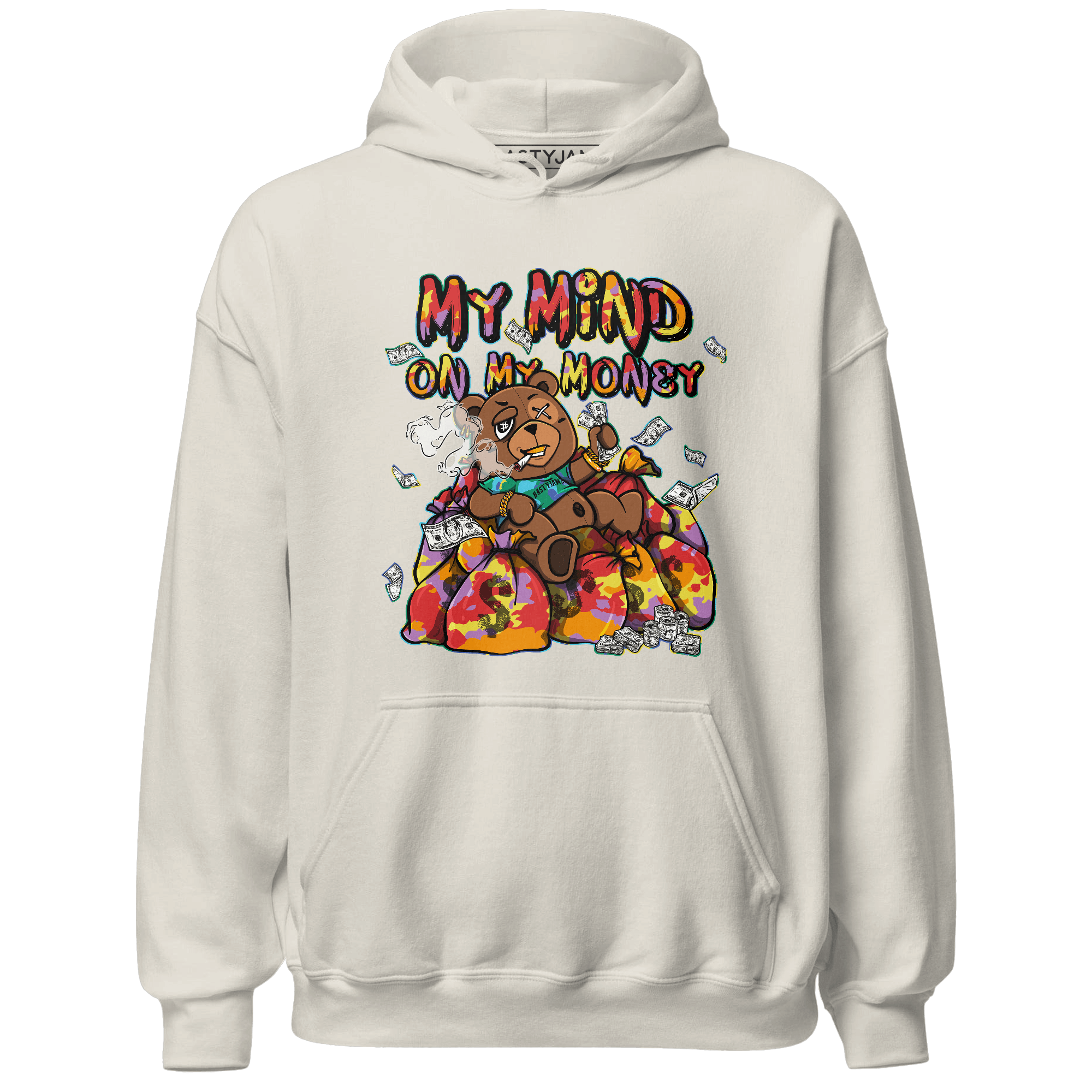 Mid GS Six Championships 1s Hoodie Match My Mind On My Money BER - NastyJamz