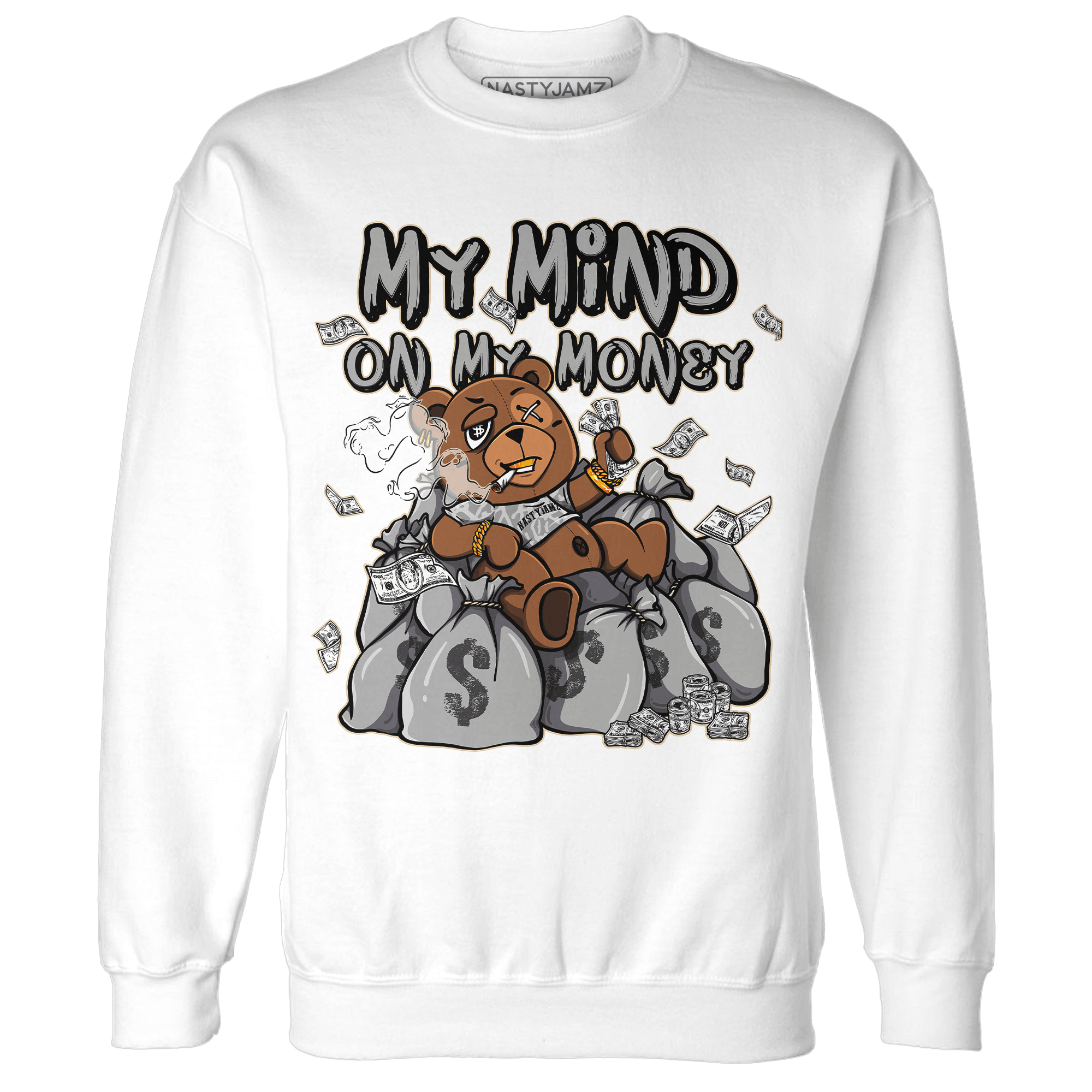 Craft Ivory 3s Sweatshirt Match My Mind On My Money BER - NastyJamz