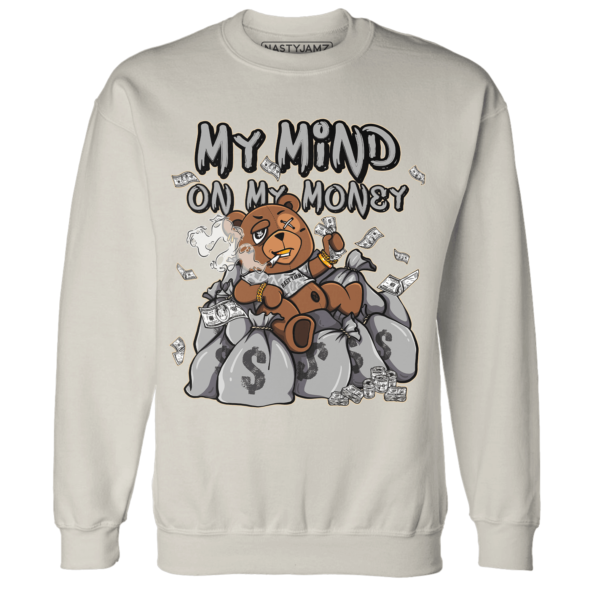 Craft Ivory 3s Sweatshirt Match My Mind On My Money BER - NastyJamz