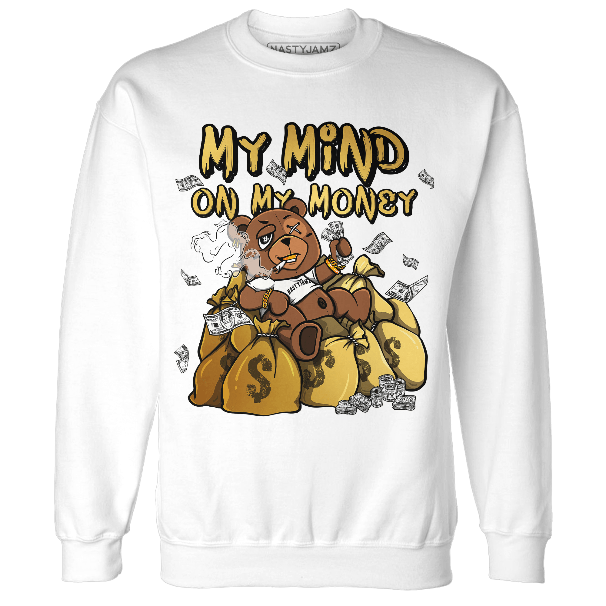 Sail 4s Sweatshirt Match My Mind On My Money BER - NastyJamz