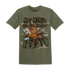 Olive 5s T Shirt Match My Mind On My Money BER - NastyJamz