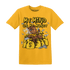 Yellow Ochre 6s T Shirt Match My Mind On My Money BER - NastyJamz