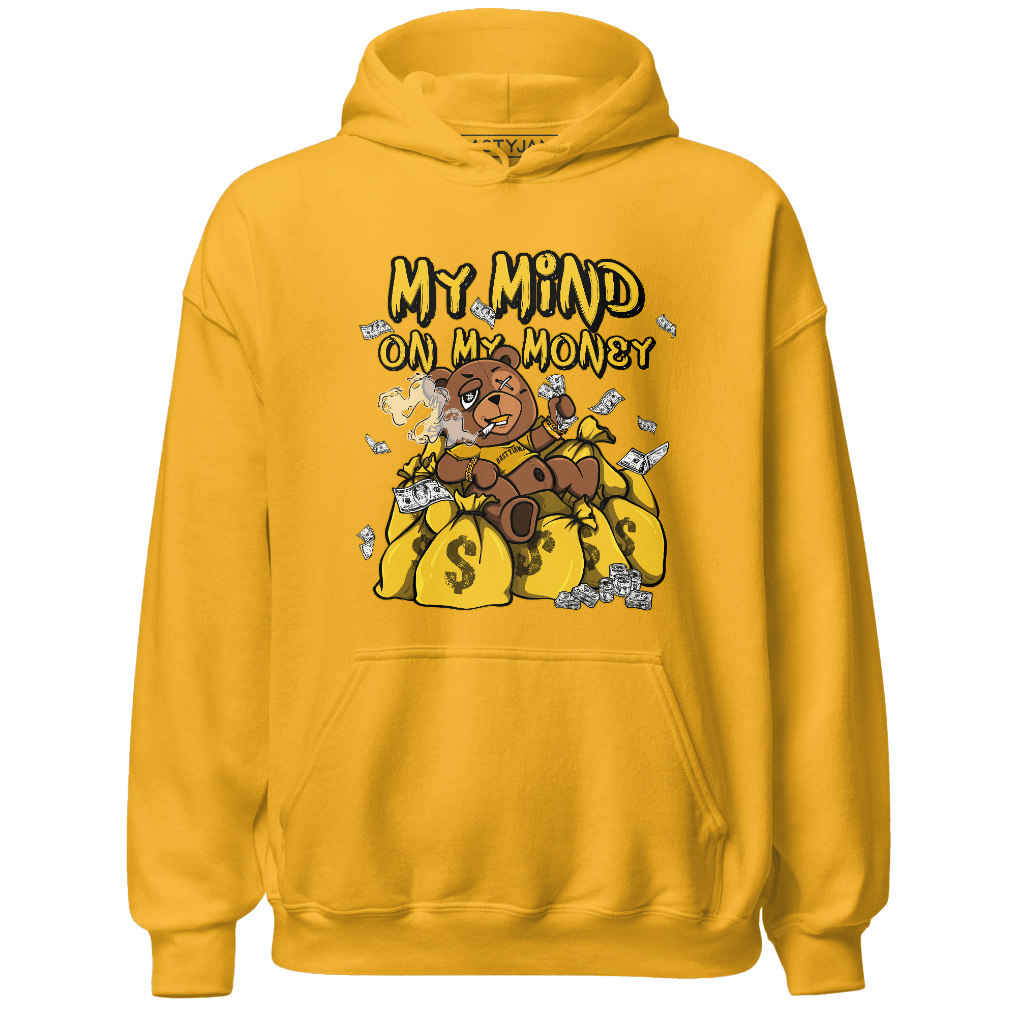 Yellow Ochre 6s Hoodie Match My Mind On My Money BER - NastyJamz