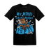 Powder Blue 9s T Shirt Match My Mind On My Money BER - NastyJamz
