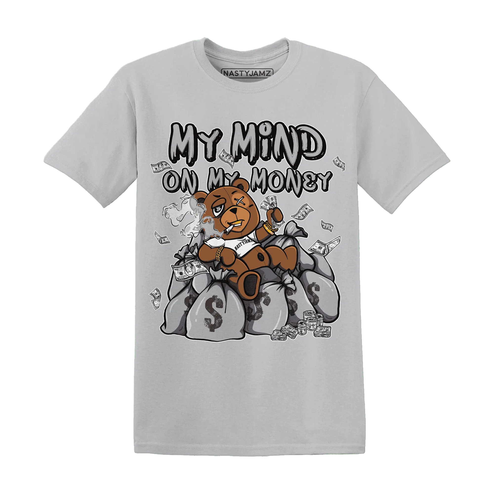 Wolf-Grey-1s-T-Shirt-Match-My-Money-On-My-Mind-BER