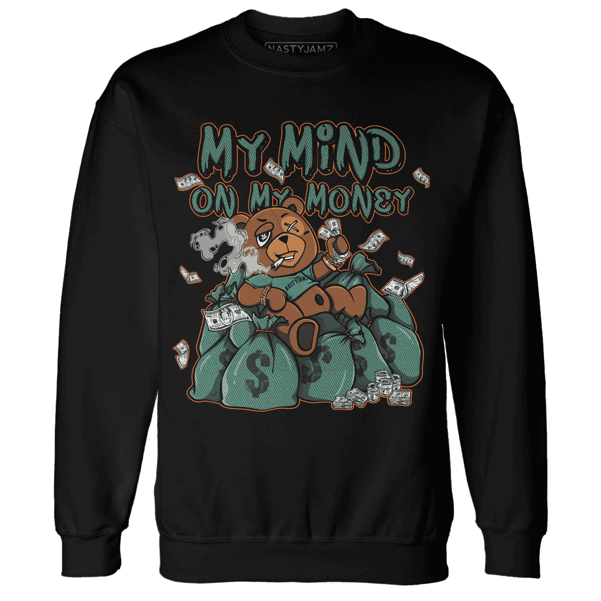 Nina CN Abney 3s Sweatshirt Match My Money On My Mind BER - NastyJamz