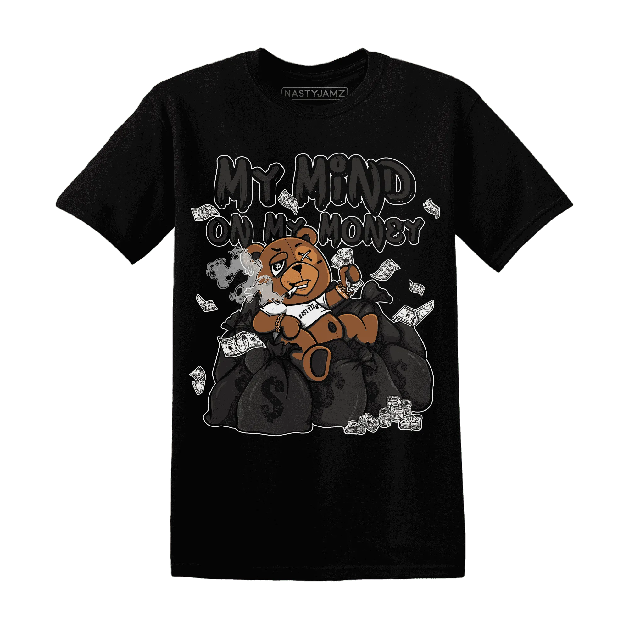 White-Thunder-4s-T-Shirt-Match-My-Money-On-My-Mind-BER