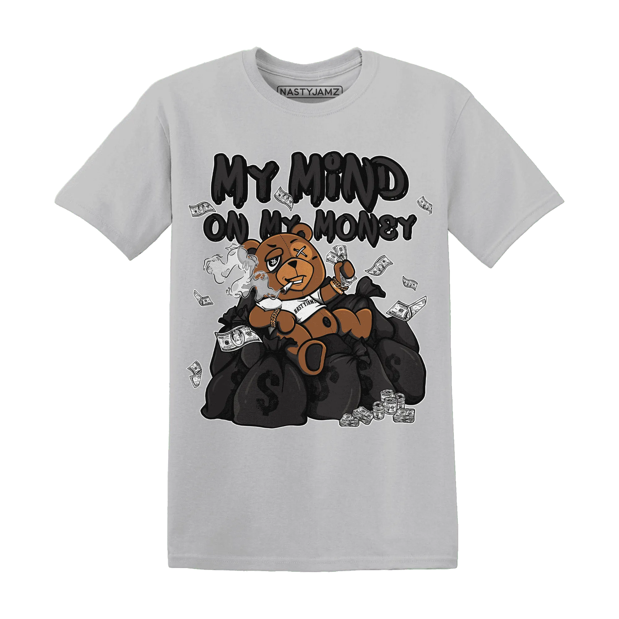 White-Thunder-4s-T-Shirt-Match-My-Money-On-My-Mind-BER