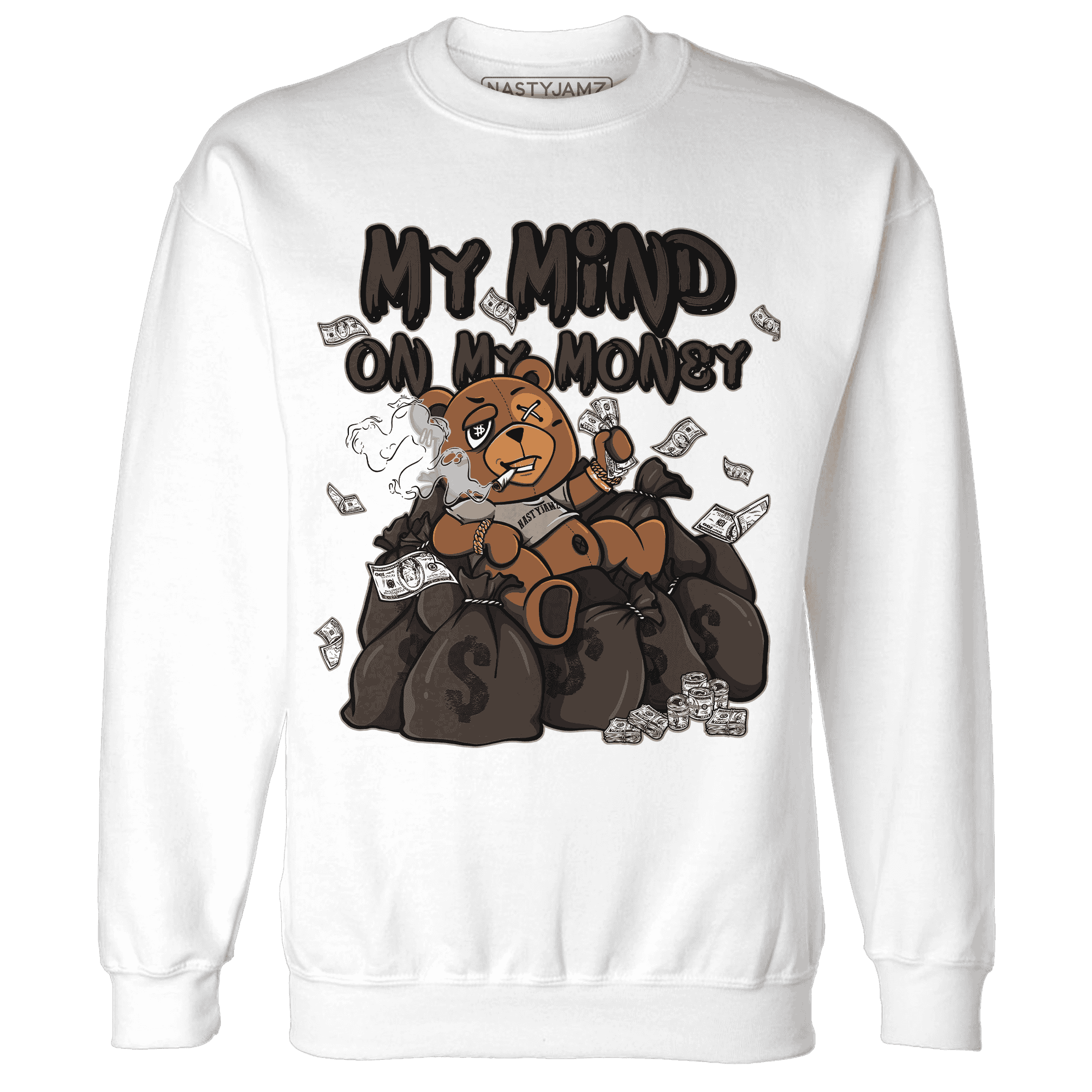 Dunk Low Baroque Brown Sweatshirt Match My Money On My Mind BER - NastyJamz