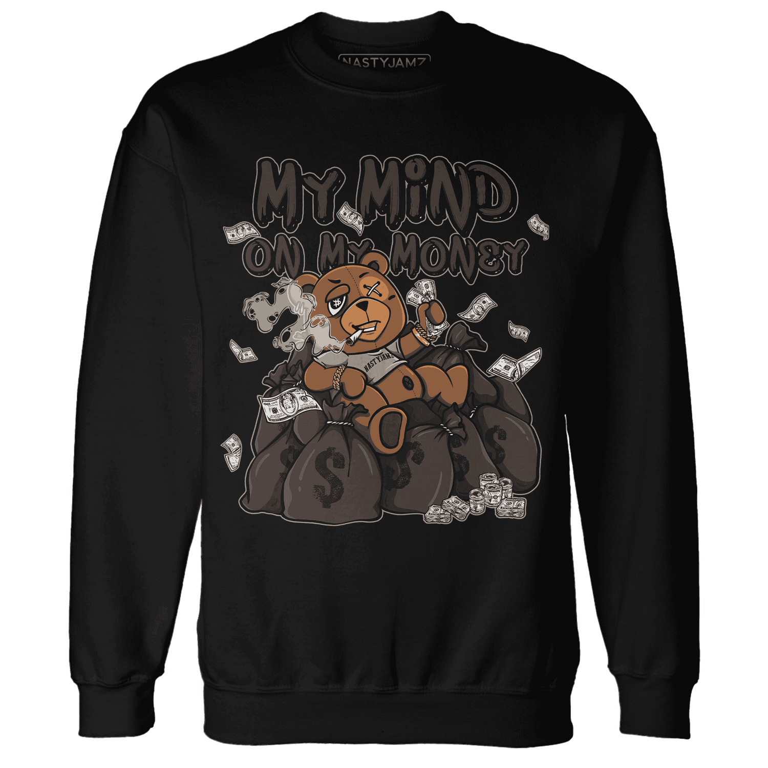 Dunk Low Baroque Brown Sweatshirt Match My Money On My Mind BER - NastyJamz