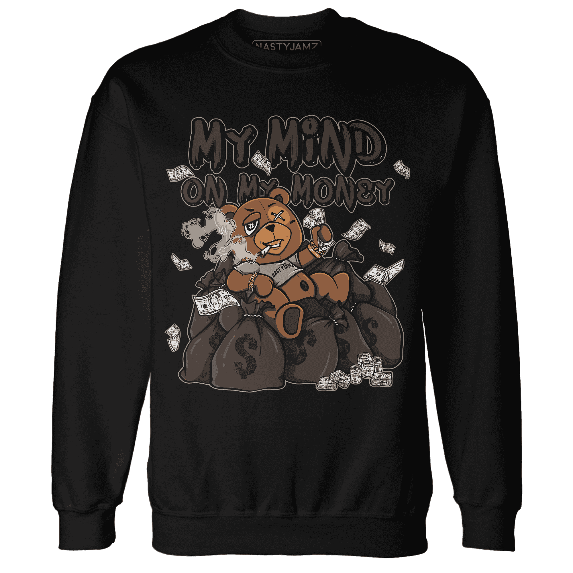 Dunk Low Baroque Brown Sweatshirt Match My Money On My Mind BER - NastyJamz