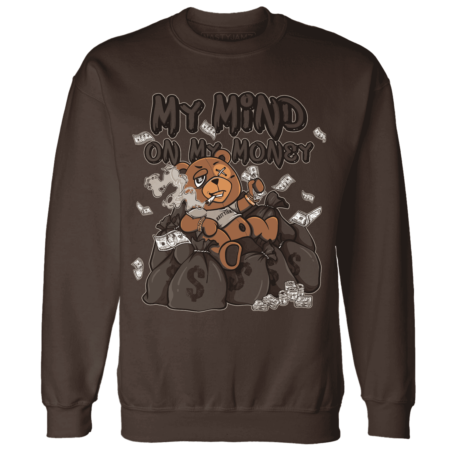 Dunk Low Baroque Brown Sweatshirt Match My Money On My Mind BER - NastyJamz