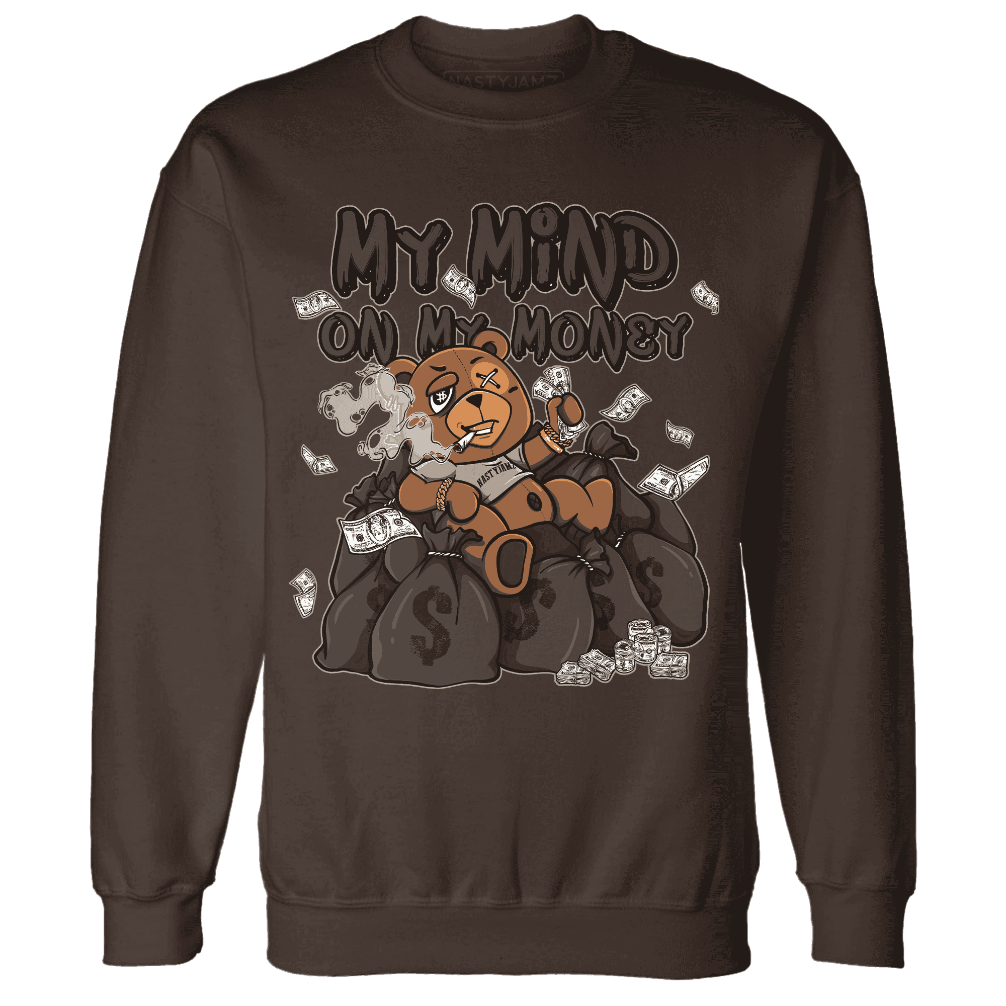 Dunk Low Baroque Brown Sweatshirt Match My Money On My Mind BER - NastyJamz