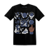 Low-Diffused-Blue-11s-T-Shirt-Match-Neclaces-Number-23