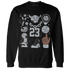 Wolf-Grey-12s-NastyJamz-Sweatshirt-Match-Neclaces-Number-23