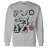 Wolf-Grey-12s-NastyJamz-Sweatshirt-Match-Neclaces-Number-23