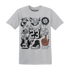 Wolf-Grey-12s-NastyJamz-T-Shirt-Match-Neclaces-Number-23