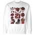 Black-Toe-Reimagined-Red-White-1s-Sweatshirt-Match-Neclaces-Number-23