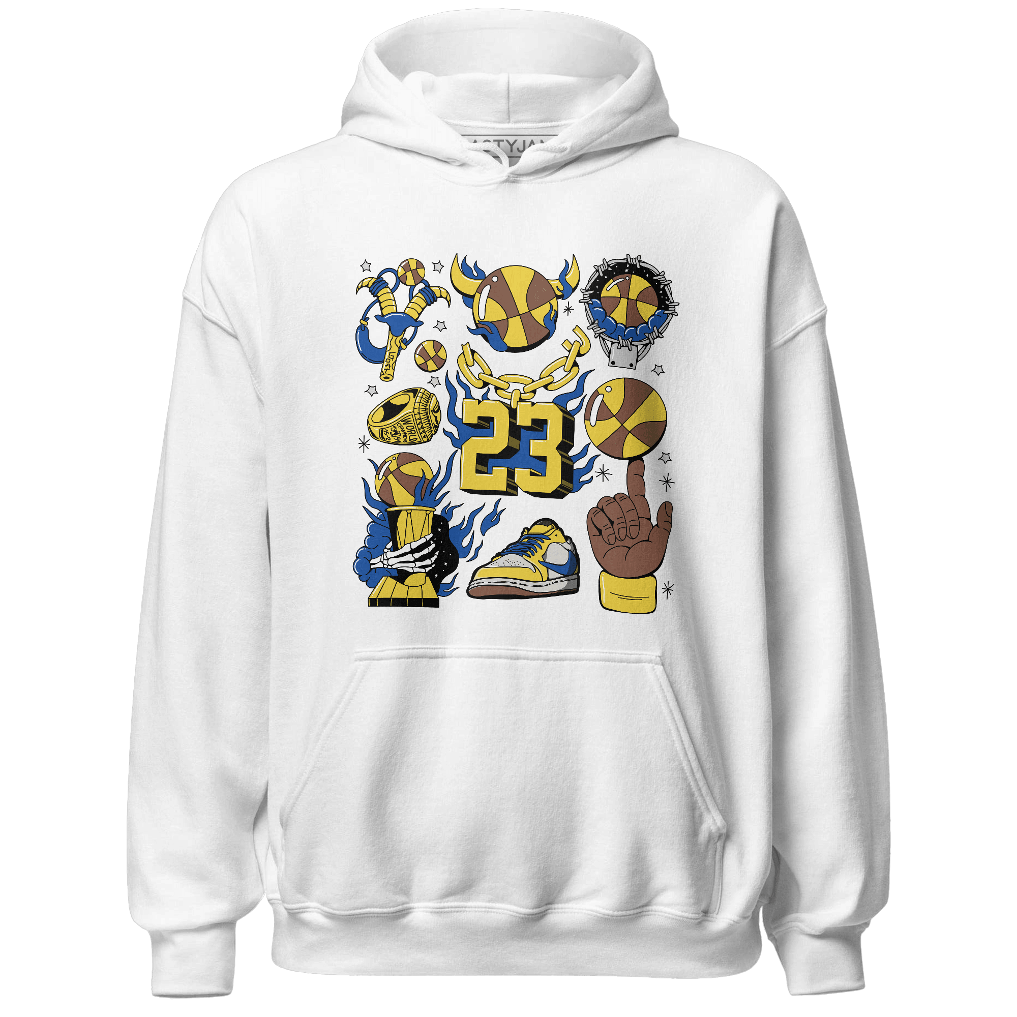 Low OG Canary TVSC 1s Hoodie Match Neclaces Number 23 - NastyJamz