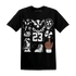Reverse Oreo 6s T Shirt Match Neclaces Number 23 - NastyJamz