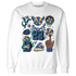 Dunk-Hyper-Royal-Malachite-Sweatshirt-Match-Neclaces-Number-23