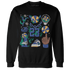 Dunk-Hyper-Royal-Malachite-Sweatshirt-Match-Neclaces-Number-23