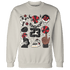 Jumman Jack University Red Sweatshirt Match Neclaces Number 23 - NastyJamz
