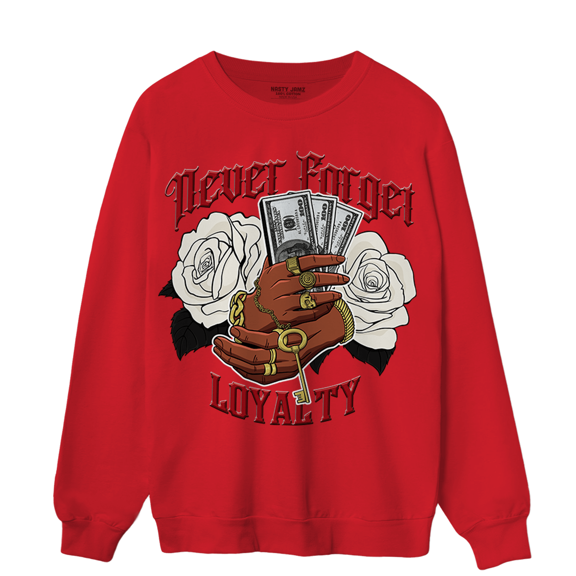 Low OG Trophy Room 1s Sweatshirt Match Never Forget Loyalty - NastyJamz