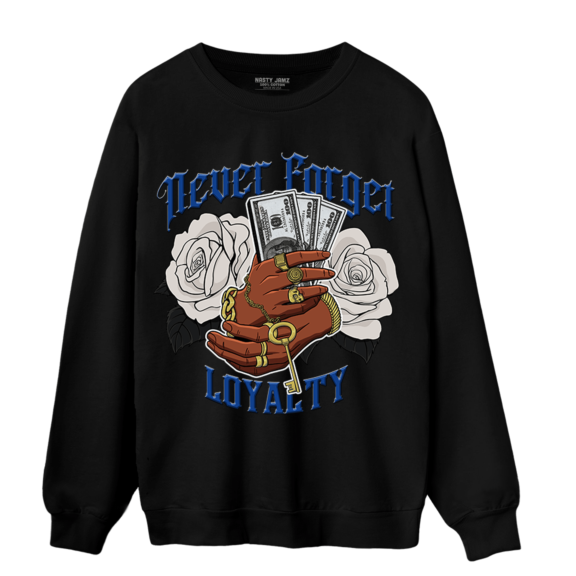 Air Max 1 86 Royal Sweatshirt Match Never Forget Loyalty - NastyJamz