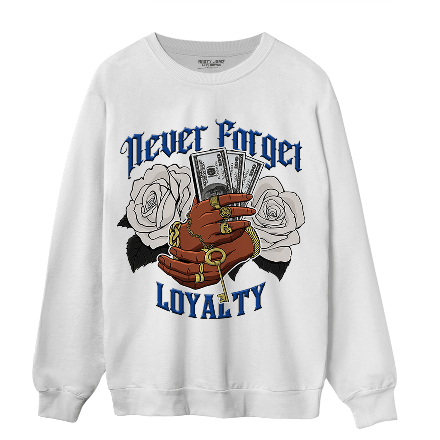 Air Max 1 86 Royal Sweatshirt Match Never Forget Loyalty - NastyJamz