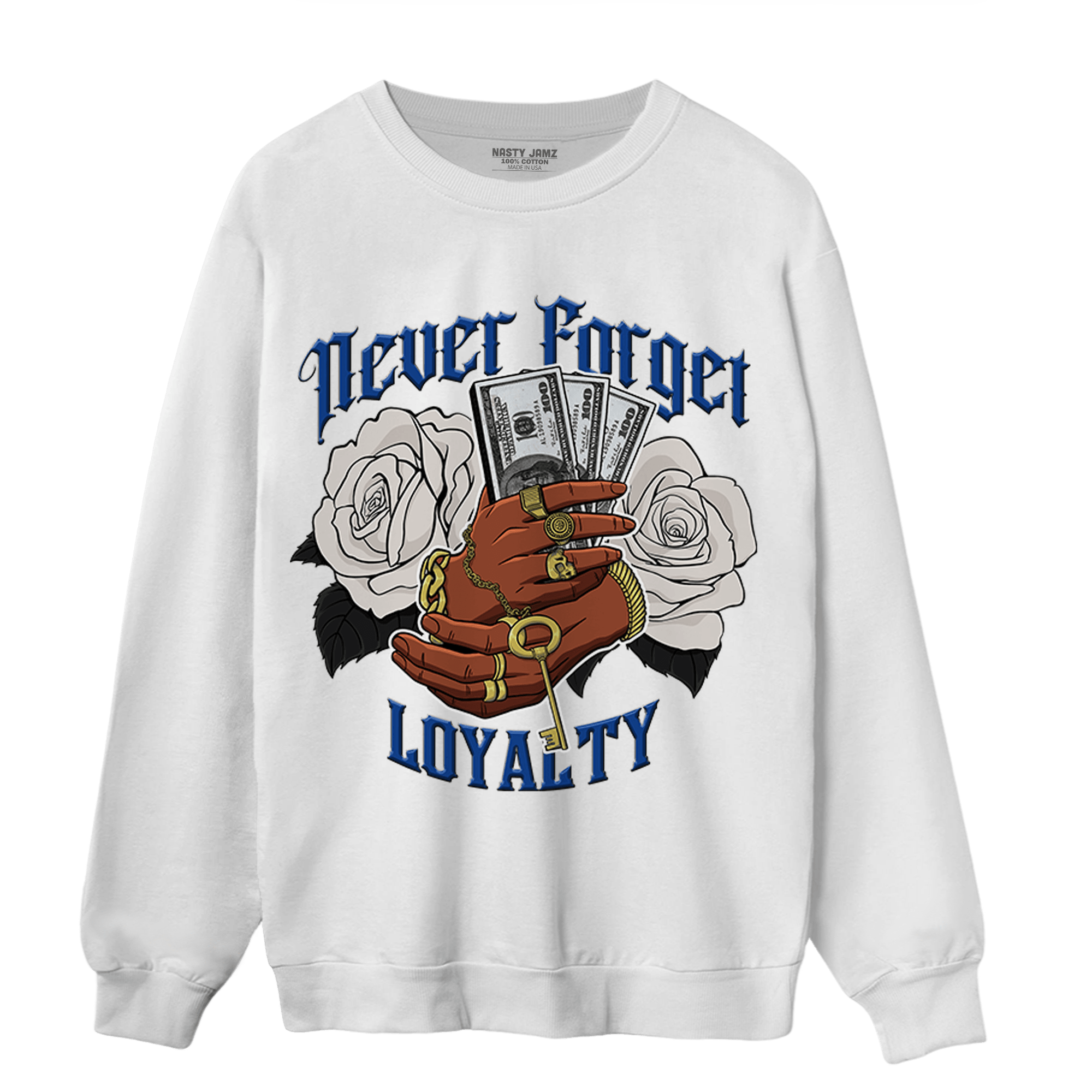 Air Max 1 86 Royal Sweatshirt Match Never Forget Loyalty - NastyJamz