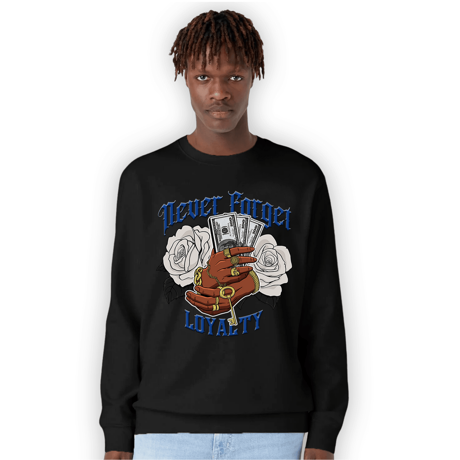 Air Max 1 86 Royal Sweatshirt Match Never Forget Loyalty - NastyJamz