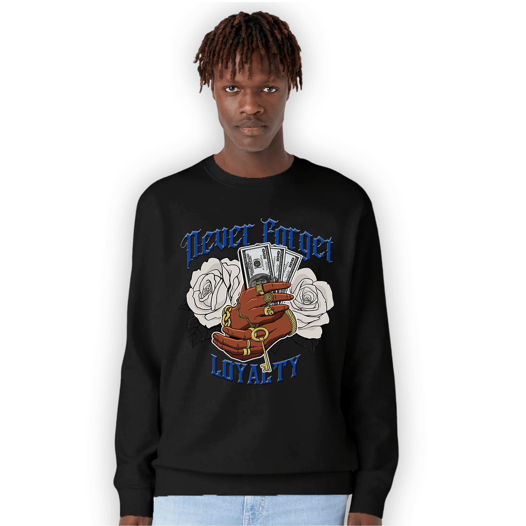 Air Max 1 86 Royal Sweatshirt Match Never Forget Loyalty - NastyJamz