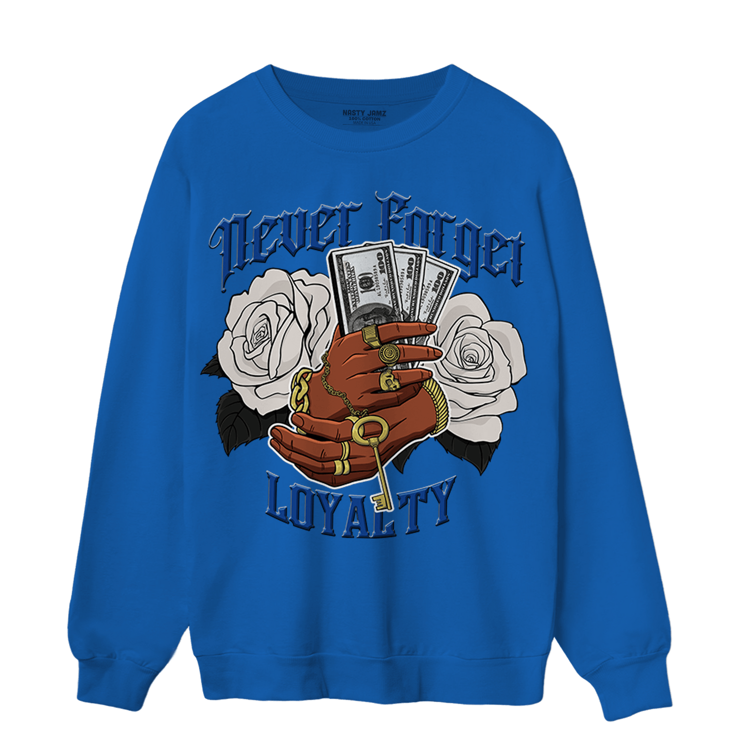 Air Max 1 86 Royal Sweatshirt Match Never Forget Loyalty - NastyJamz