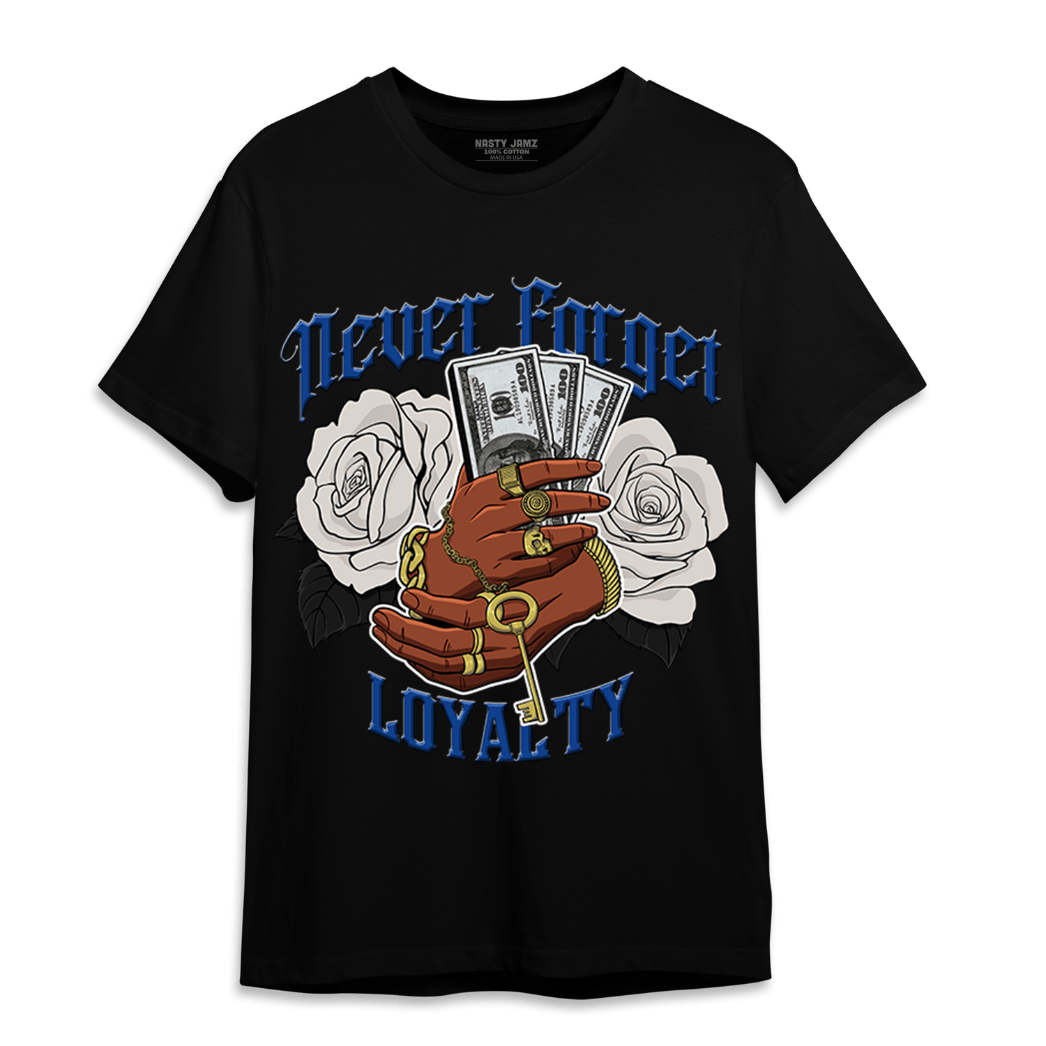 Air Max 1 86 Royal T Shirt Match Never Forget Loyalty - NastyJamz