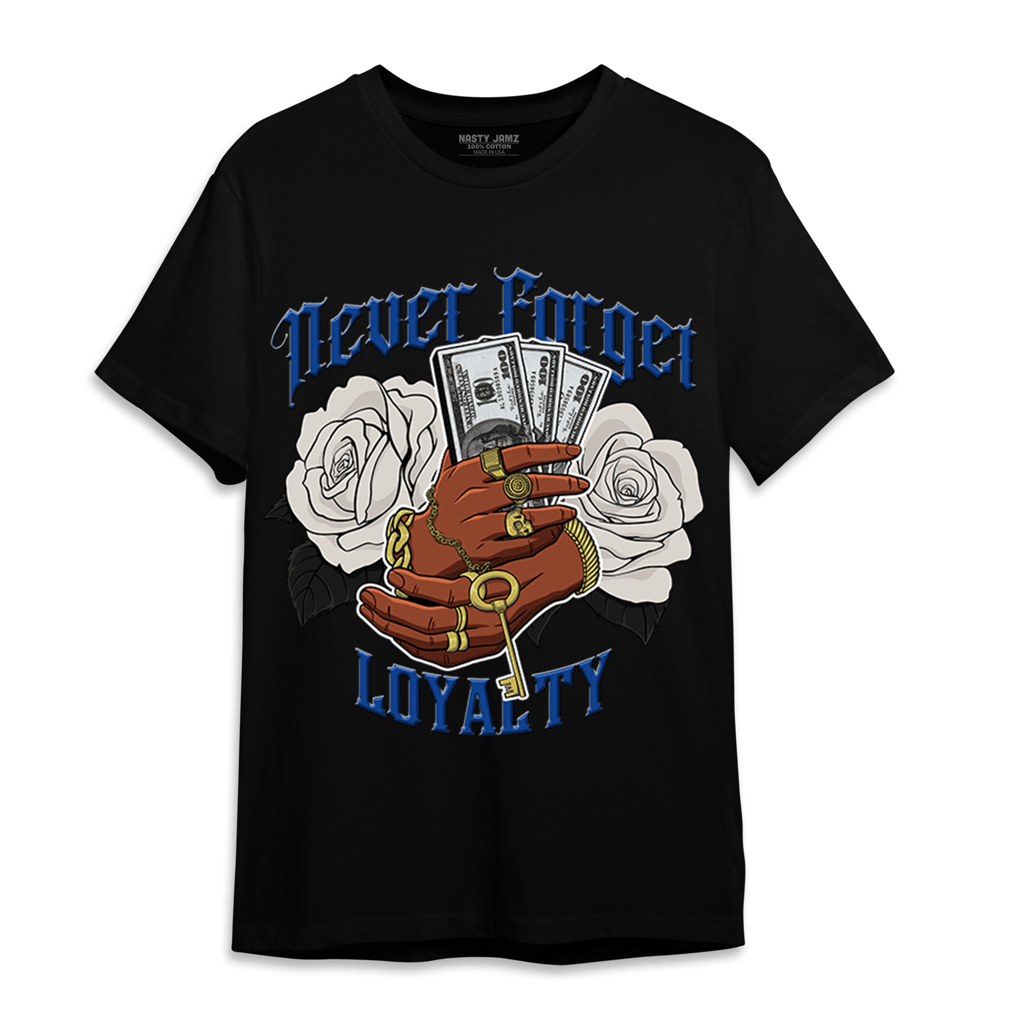 Air Max 1 86 Royal T Shirt Match Never Forget Loyalty - NastyJamz