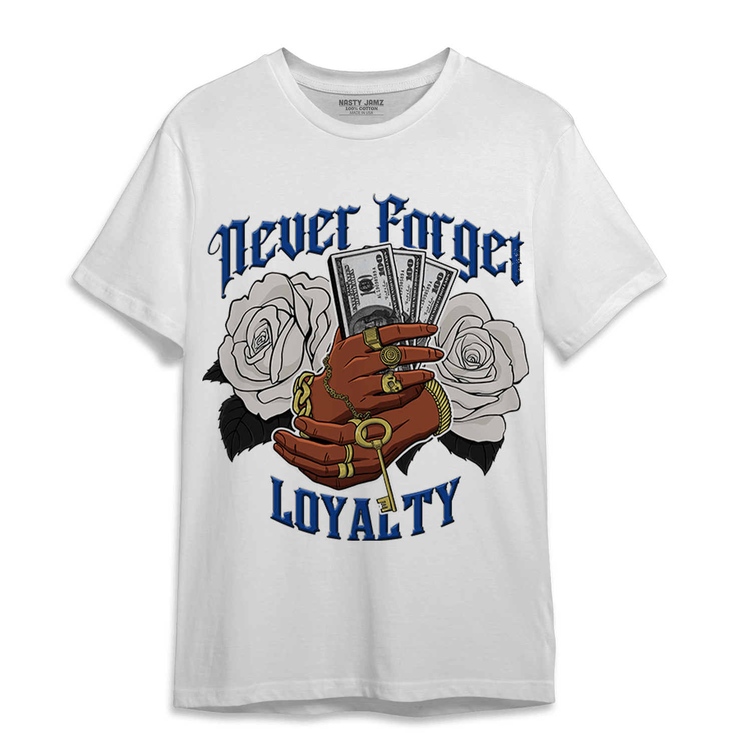 Air Max 1 86 Royal T Shirt Match Never Forget Loyalty - NastyJamz